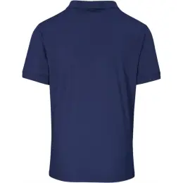 Mens Virtue Golf Shirt Navy Back